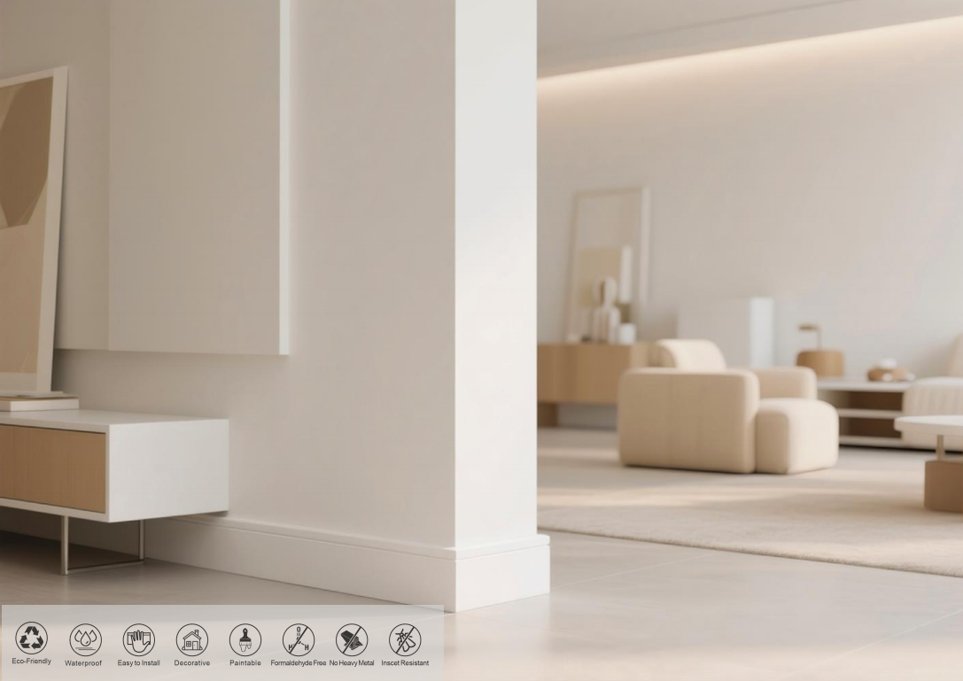 HUAHONG DECOR’s F8057 PS Skirting Board