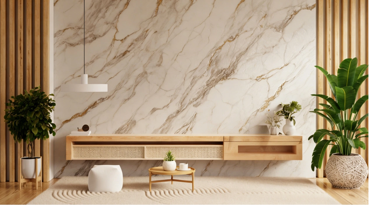 The decorative effect of UV Marble Sheet