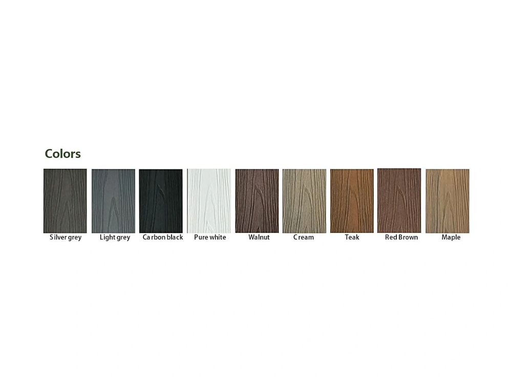 WPC Wall Cladding Color Options