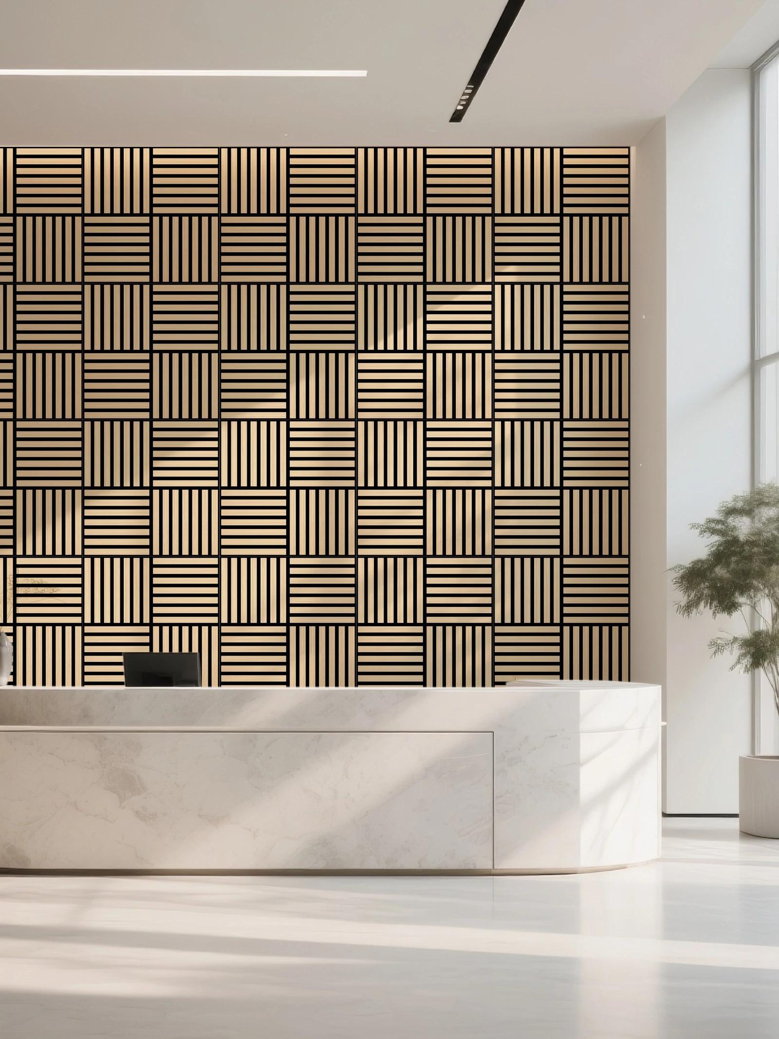 MDF Acoustic Feature Wall