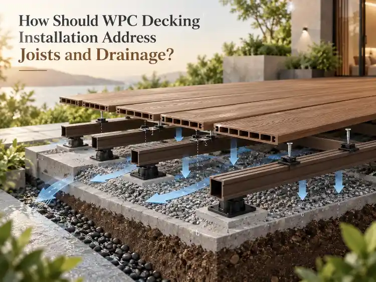 How Should WPC Decking Installation Address Joists and Drainage_