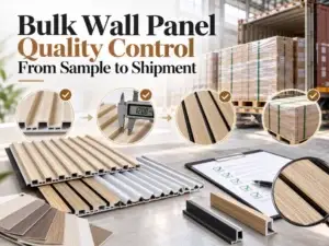 Bulk Wall Panel Quality Control From Sample to Shipment