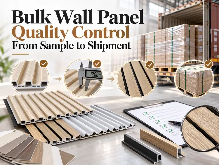 Bulk Wall Panel Quality Control From Sample to Shipment